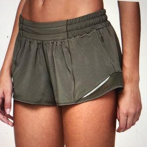 Lululemon Hotty Hot Shorts Gray Sage Green 6